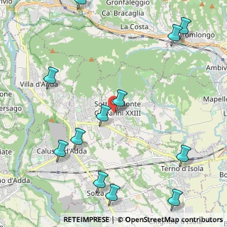 Mappa Via Portici, 24039 Sotto il Monte Giovanni XXIII BG, Italia (2.79667)