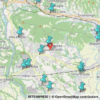Mappa Via Portici, 24039 Sotto il Monte Giovanni XXIII BG, Italia (3.124)