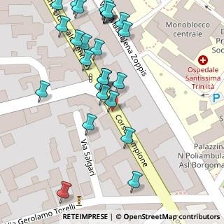 Mappa Corso Sempione, 28021 Borgomanero NO, Italia (0.06667)