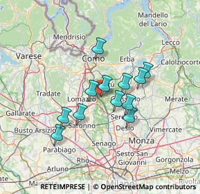 Mappa Strada Privata del Cavalluccio, 22060 Carimate CO, Italia (10.405)