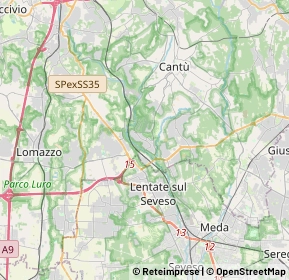 Mappa 22060 Carimate CO, Italia (3.9595)