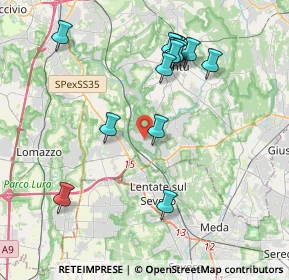 Mappa Strada Privata del Cavalluccio, 22060 Carimate CO, Italia (4.01929)
