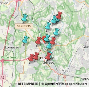 Mappa Strada Privata del Cavalluccio, 22060 Carimate CO, Italia (2.88063)