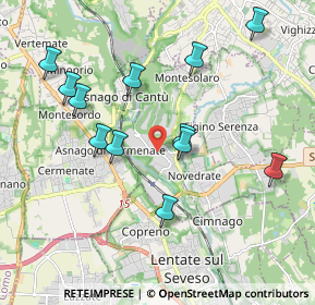 Mappa Strada Privata del Cavalluccio, 22060 Carimate CO, Italia (1.97333)