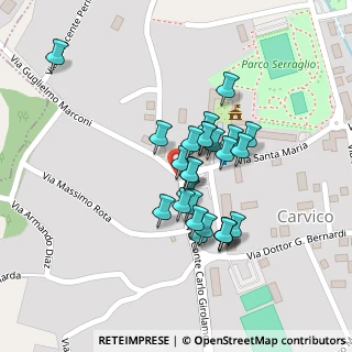 Mappa Viale, 24030 Carvico BG, Italia (0.07692)