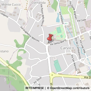 Mappa Via Santa Maria, 13, 24030 Carvico, Bergamo (Lombardia)