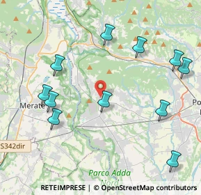 Mappa Via Guglielmo Marconi, 24030 Carvico BG, Italia (4.66636)