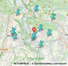 Mappa Via Guglielmo Marconi, 24030 Carvico BG, Italia (3.77545)