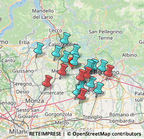 Mappa Viale, 24030 Carvico BG, Italia (9.8665)