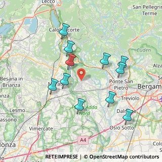 Mappa Villa Comunale, 24030 Carvico BG, Italia (7.30636)