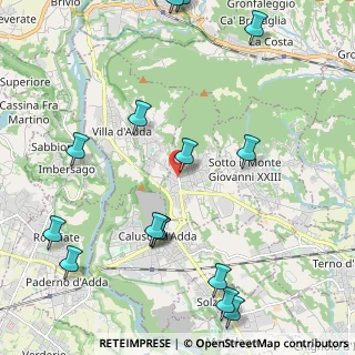Mappa Via Guglielmo Marconi, 24030 Carvico BG, Italia (2.69533)