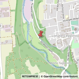 Mappa Via molino lepori 9, 21050 Lonate Ceppino, Varese (Lombardia)