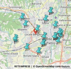 Mappa Via Don Lorenzo Allegrini, 24036 Ponte San Pietro BG, Italia (2.023)