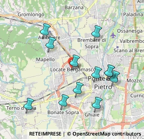 Mappa Via Don Lorenzo Allegrini, 24036 Ponte San Pietro BG, Italia (1.94)