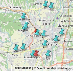 Mappa Via Don Lorenzo Allegrini, 24036 Ponte San Pietro BG, Italia (2.04)