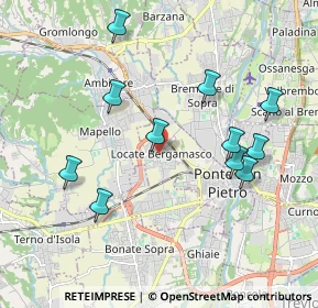 Mappa Via Don Lorenzo Allegrini, 24036 Ponte San Pietro BG, Italia (1.96727)