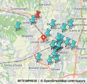 Mappa Via Don Lorenzo Allegrini, 24036 Ponte San Pietro BG, Italia (1.704)