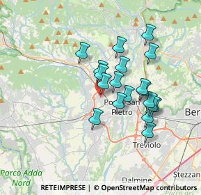 Mappa Via Don Lorenzo Allegrini, 24036 Ponte San Pietro BG, Italia (2.86632)