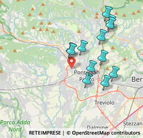 Mappa Via Don Lorenzo Allegrini, 24036 Ponte San Pietro BG, Italia (3.4875)