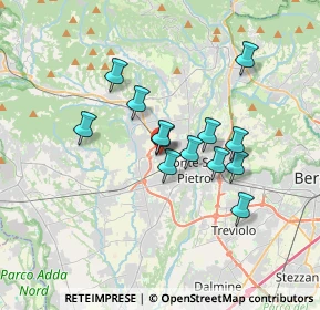 Mappa Via Don Lorenzo Allegrini, 24036 Ponte San Pietro BG, Italia (2.74077)