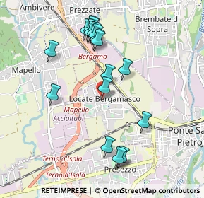 Mappa Via Don Lorenzo Allegrini, 24036 Ponte San Pietro BG, Italia (0.9905)