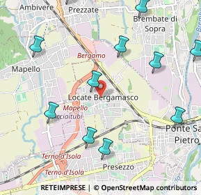 Mappa Via Don Lorenzo Allegrini, 24036 Ponte San Pietro BG, Italia (1.27364)