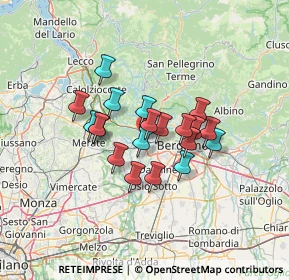 Mappa Via Don Lorenzo Allegrini, 24036 Ponte San Pietro BG, Italia (9.6395)