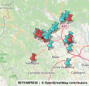 Mappa Via Este, 36015 Schio VI, Italia (6.1845)