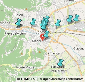 Mappa Via Este, 36015 Schio VI, Italia (1.92412)