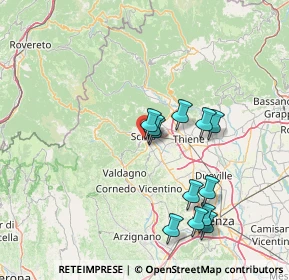 Mappa Via Este, 36015 Schio VI, Italia (13.985)