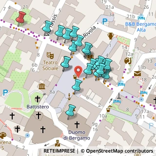 Mappa Piazza Vecchia, 24125 Bergamo BG, Italia (0.02609)