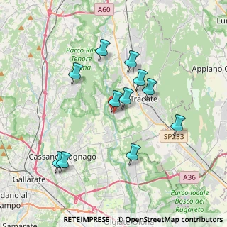Mappa Via I Maggio, 21050 Lonate Ceppino VA, Italia (3.47545)
