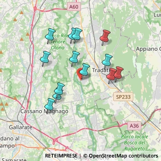 Mappa Via I Maggio, 21050 Lonate Ceppino VA, Italia (3.46462)