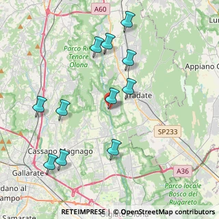 Mappa Via I Maggio, 21050 Lonate Ceppino VA, Italia (4.22182)