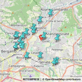 Mappa Via Don Emilio Mazza, 24020 Gorle BG, Italia (2.113)