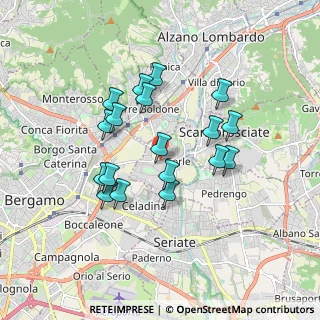 Mappa Via Don Emilio Mazza, 24020 Gorle BG, Italia (1.54333)