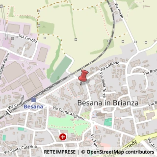 Mappa Via Carlo Ferrario, 35, 20842 Besana in Brianza, Monza e Brianza (Lombardia)