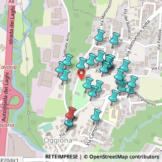 Mappa Via Monte Oliveto, 21040 Oggiona Con Santo Stefano VA, Italia (0.2069)