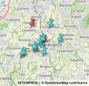 Mappa Via della Torre, 20842 Besana In Brianza MB, Italia (1.26636)