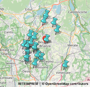 Mappa Via della Torre, 20842 Besana In Brianza MB, Italia (6.624)