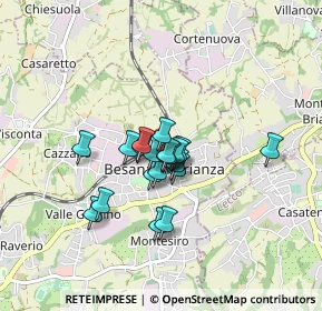 Mappa Via della Torre, 20842 Besana In Brianza MB, Italia (0.5395)