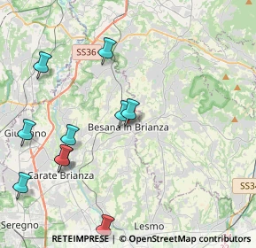 Mappa Via della Torre, 20842 Besana In Brianza MB, Italia (5.08364)