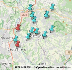 Mappa Via della Torre, 20842 Besana In Brianza MB, Italia (3.41643)