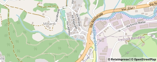 Mappa Trescore Balneario
