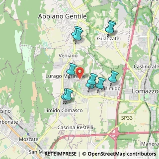 Mappa Via Amunzio da Lurago, 22070 Lurago Marinone CO, Italia (1.60091)
