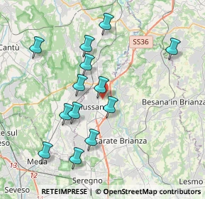 Mappa Cascina Lazzaretto, 20034 Giussano MB, Italia (3.78385)