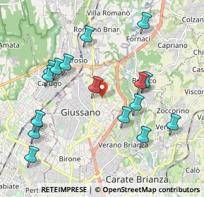 Mappa Cascina Lazzaretto, 20034 Giussano MB, Italia (2.12813)