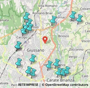 Mappa Cascina Lazzaretto, 20034 Giussano MB, Italia (2.5475)