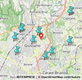 Mappa Cascina Lazzaretto, 20034 Giussano MB, Italia (2.20909)