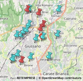 Mappa Cascina Lazzaretto, 20034 Giussano MB, Italia (2.0585)